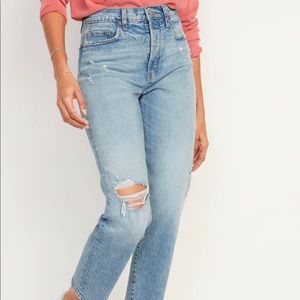 Xtra waisted High-Ripped Jeans for Women